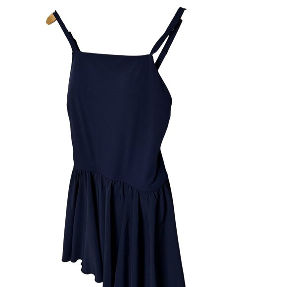 Offline by Aerie Real Me Workout Dress Large Navy Open Back Built in Shorts - Picture 2 of 8